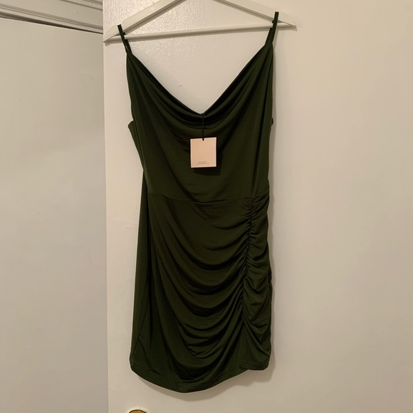 Revolve Army Green Mini Dress
